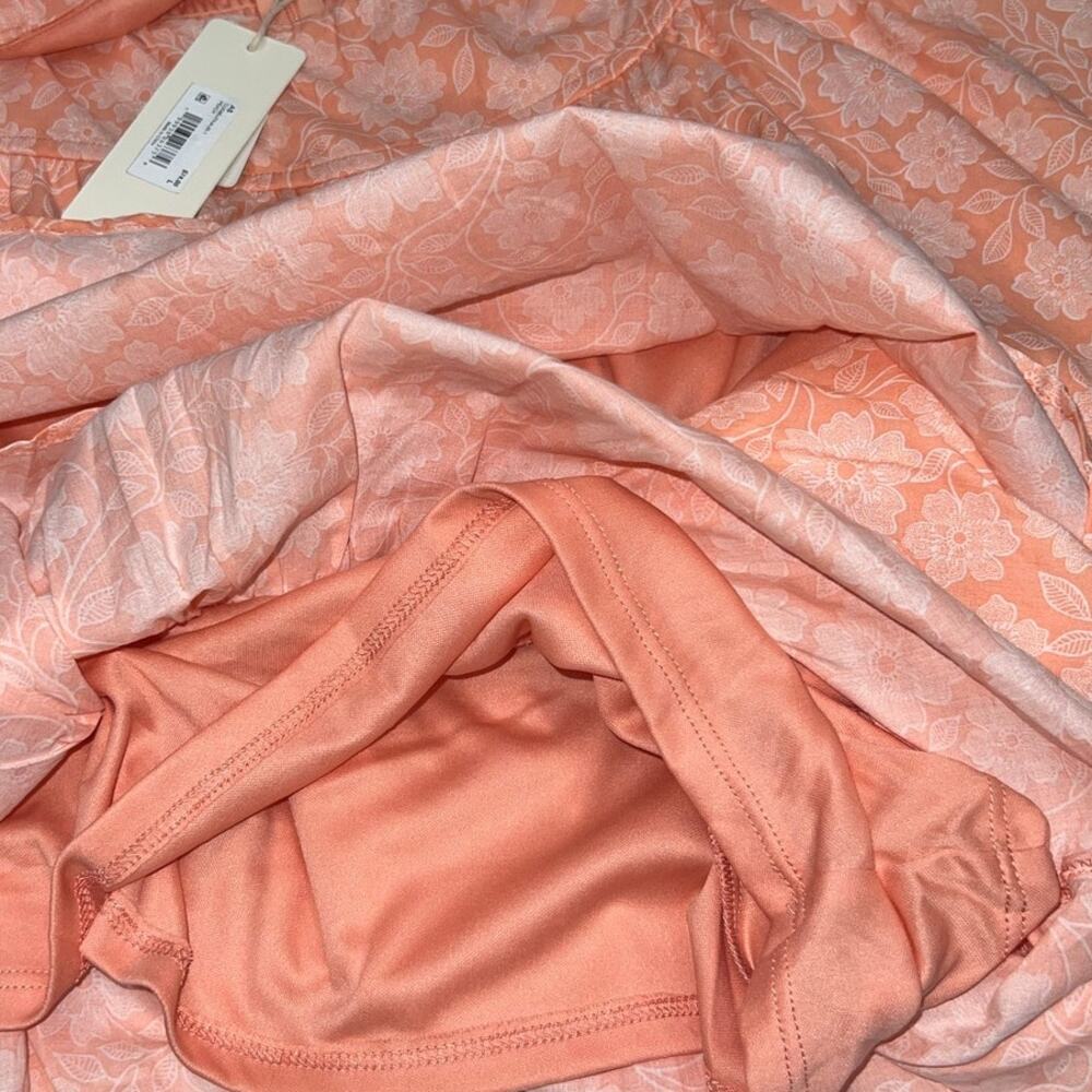 Altar'd State 100% Cotton Peach Strapless Romper Twist Front NWT Large Smocked - Picture 8 of 10